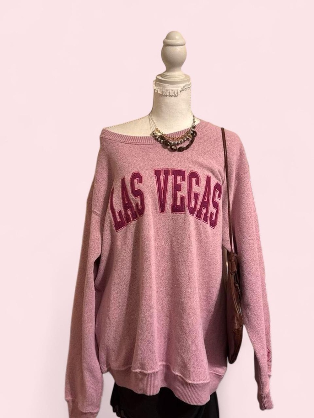 Pink Las Vegas Crewneck